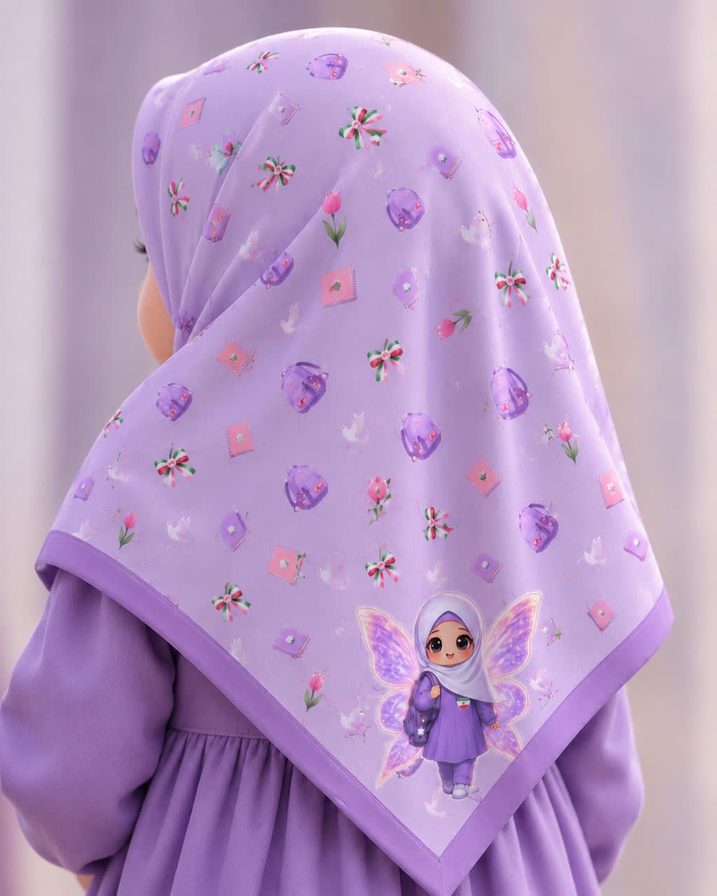 روسری پترن دختران میناب شجره طیبه