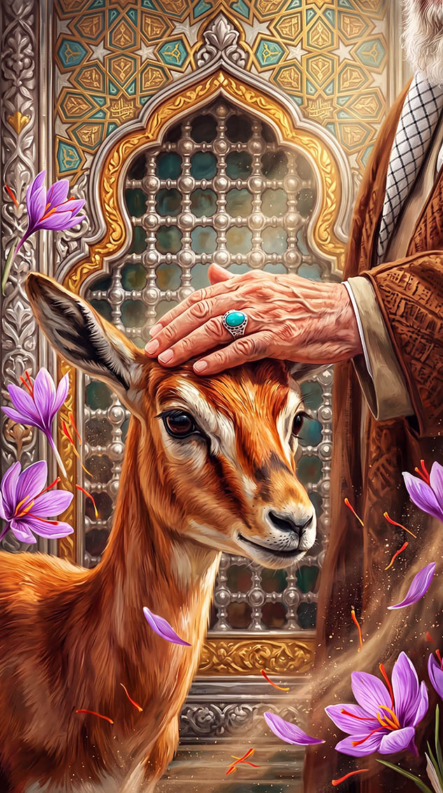 در آغوش امام رضا