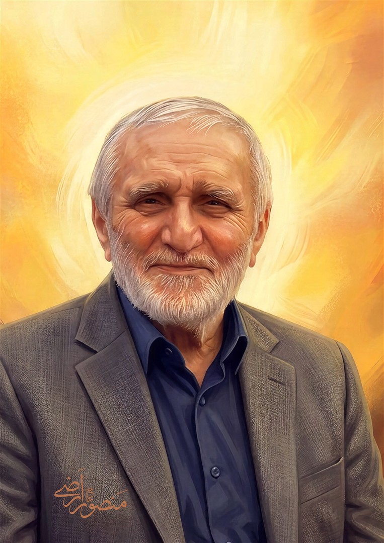 تصویر سازی چهره حاج منصور ارضی