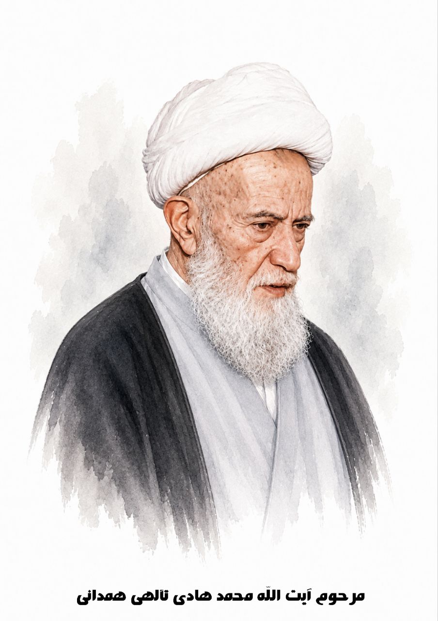 تصویرسازی آیت الله محمدهادی تالهی همدانی