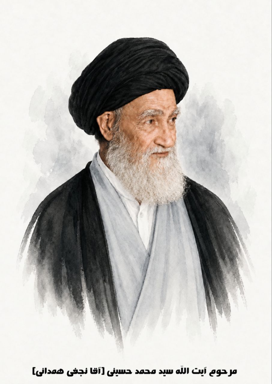تصویرسازی آیت الله آقا نجفی همدانی