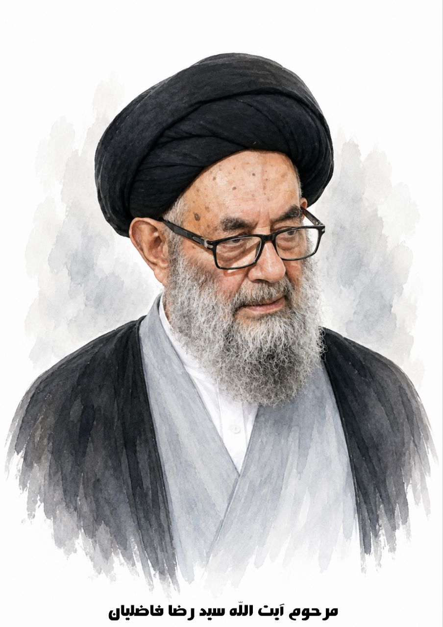 تصویرسازی آیت الله سید رضا فاضلیان