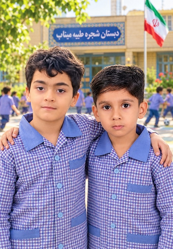 تصویرسازی از تمثال شهیدان مسیحا سالاری و ماکان نصیری