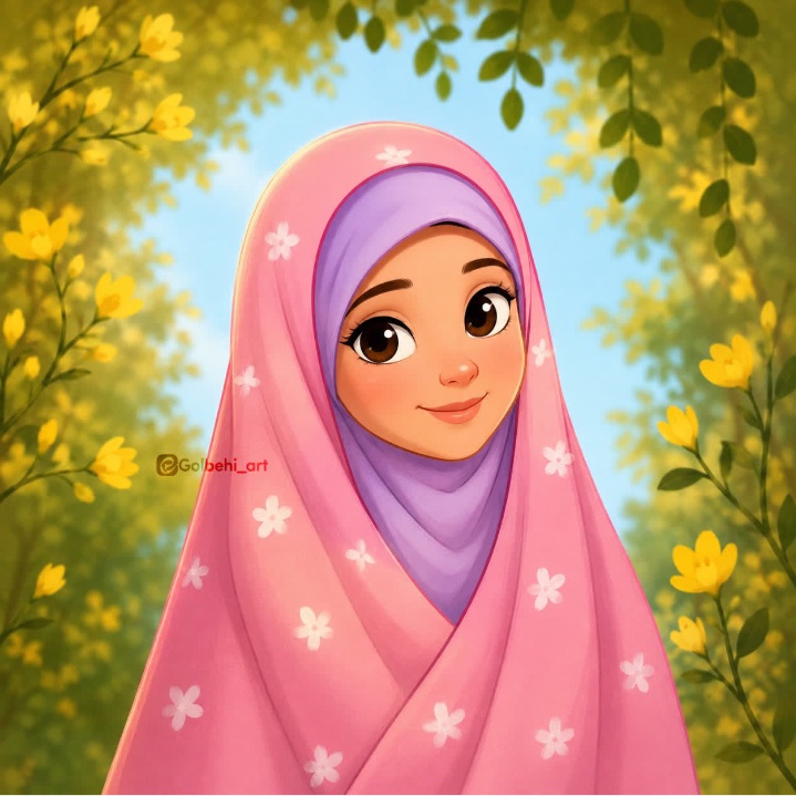 دختر چادرصورتی پروفایل چادری