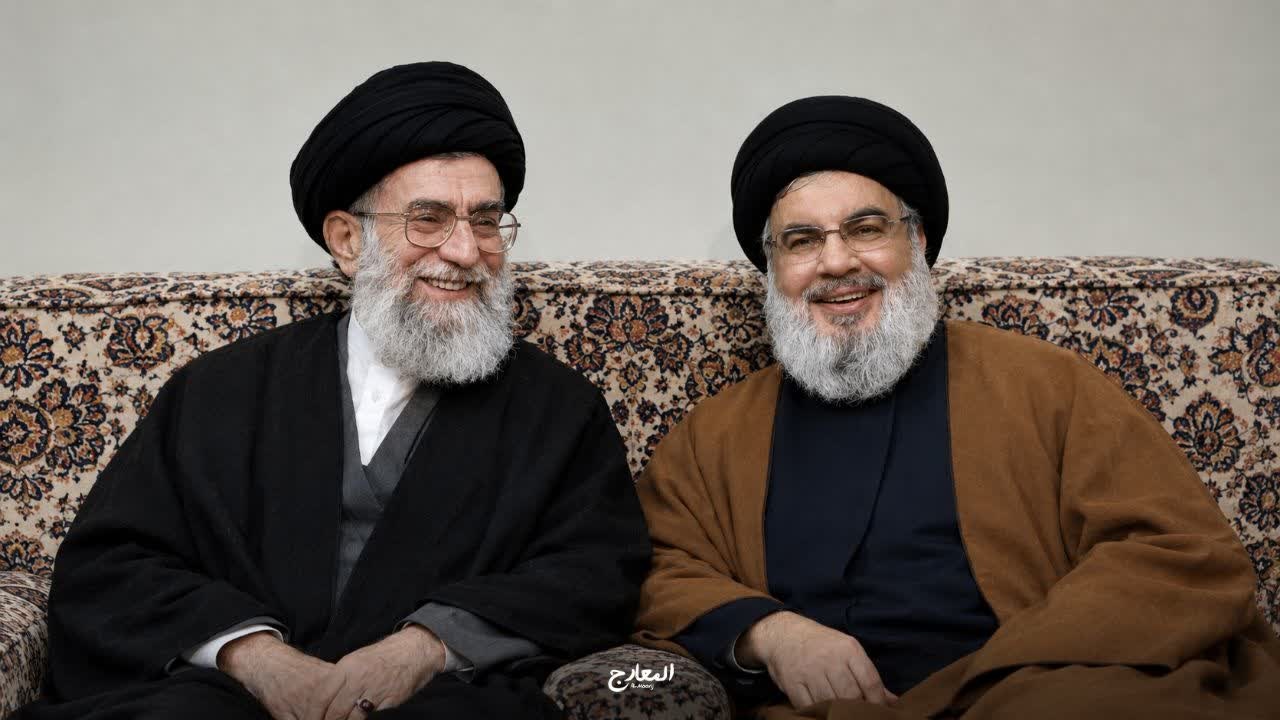 تصویرسازی شهید خامنه ای و شهید نصرالله