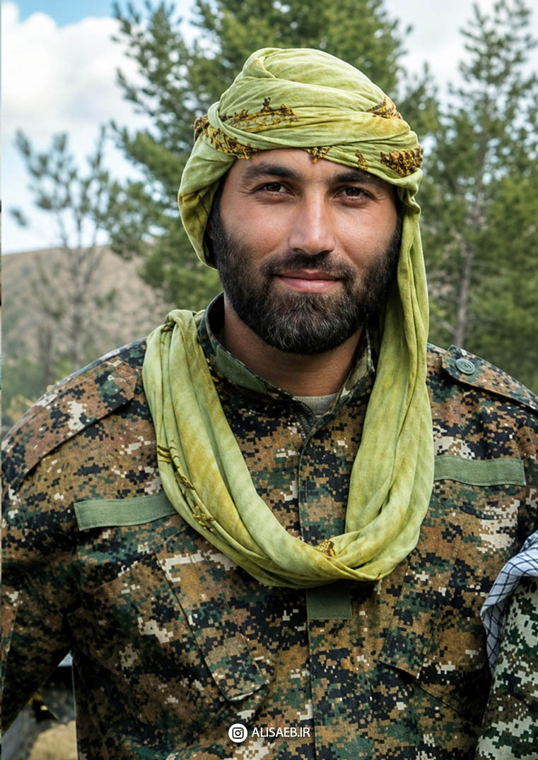 عکس با کیفیت روحانی شهید حاج محمد کیهانی