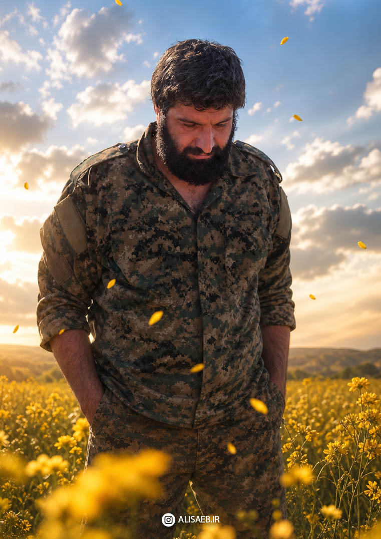 تصویر سازی شهید حاج اصغر پاشاپور