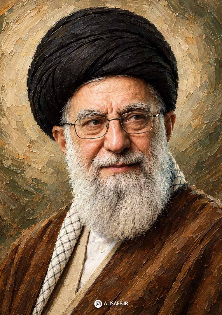 تصویر سازی شهید سید علی خامنه ای