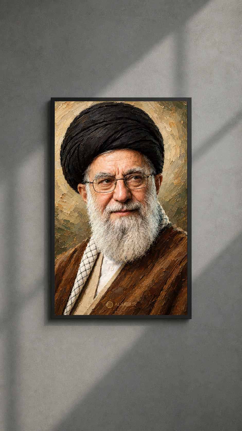 تصویر سازی شهید سید علی خامنه ای