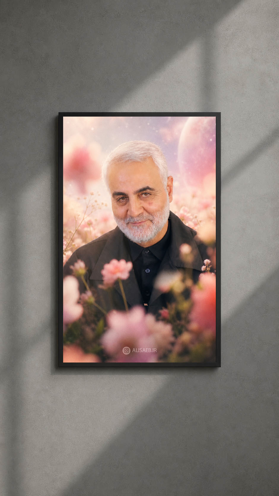 تصویر سازی شهید حاج قاسم سلیمانی