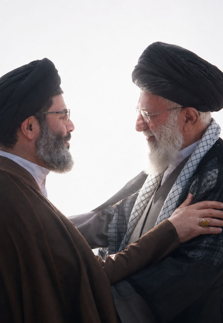 تصویر سازی شهیدسید علی خامنه ای و سید هاشم صفی الدین