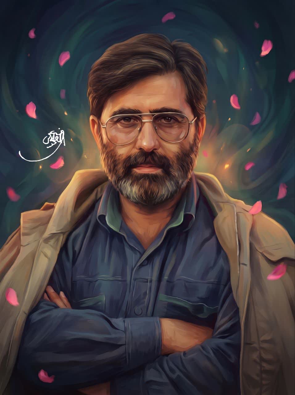 تصویرسازی شهیدسید مرتضی آوینی