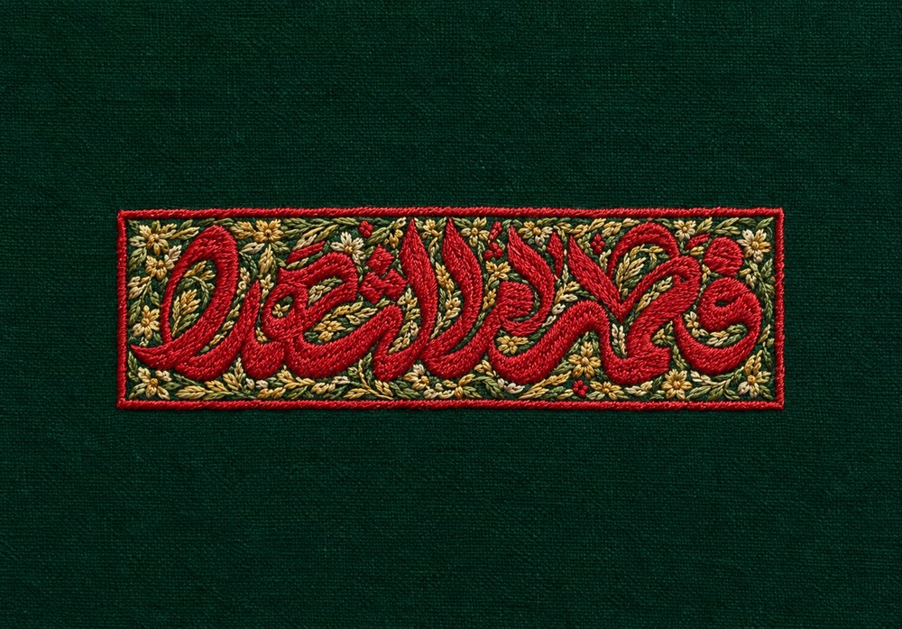 حروفنگاری فاطمه ام الشهدا