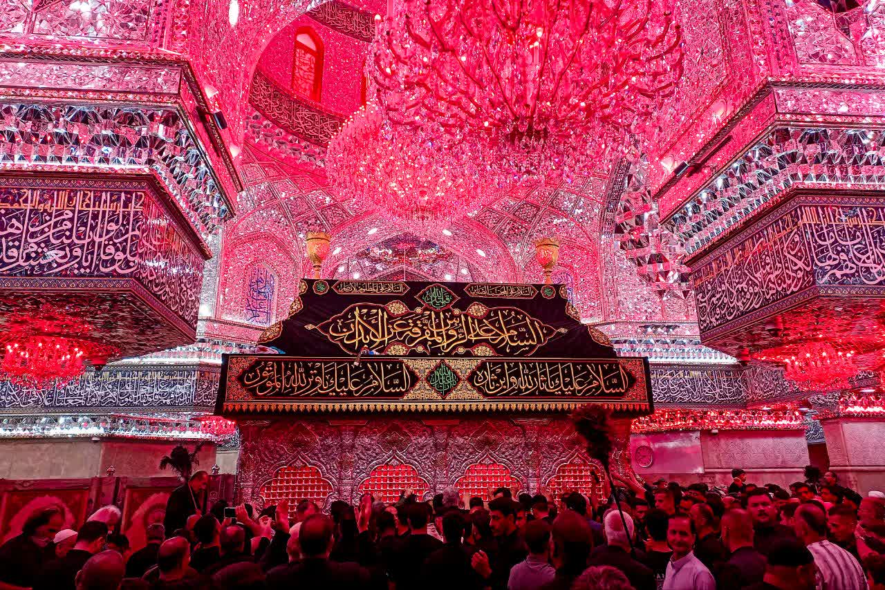 تصویر باکیفیت از ضریح مطهر امام حسین علیه السلام