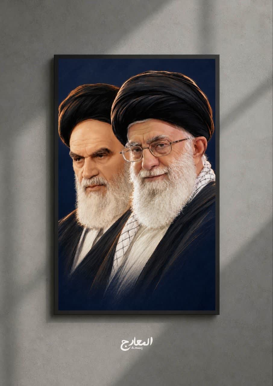 تابلو شاسی تصویر رهبران جمهوری اسلامی ایران