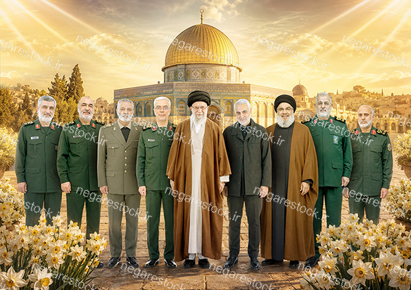پوستر شهدا در قدس