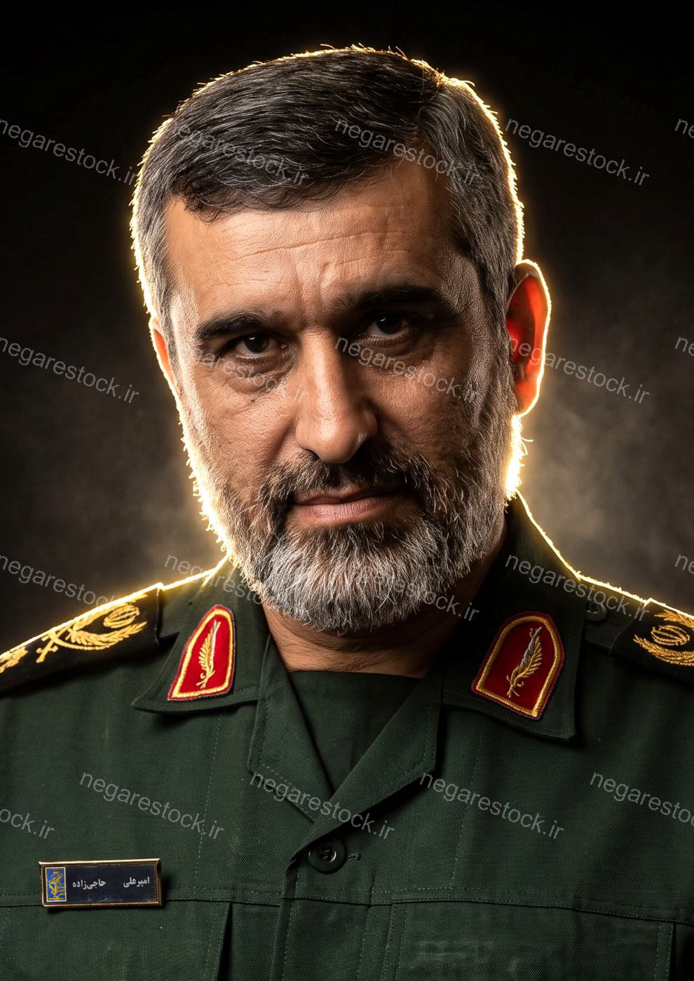 تصویر بازآفرینی شهید امیرعلی حاجی زاده