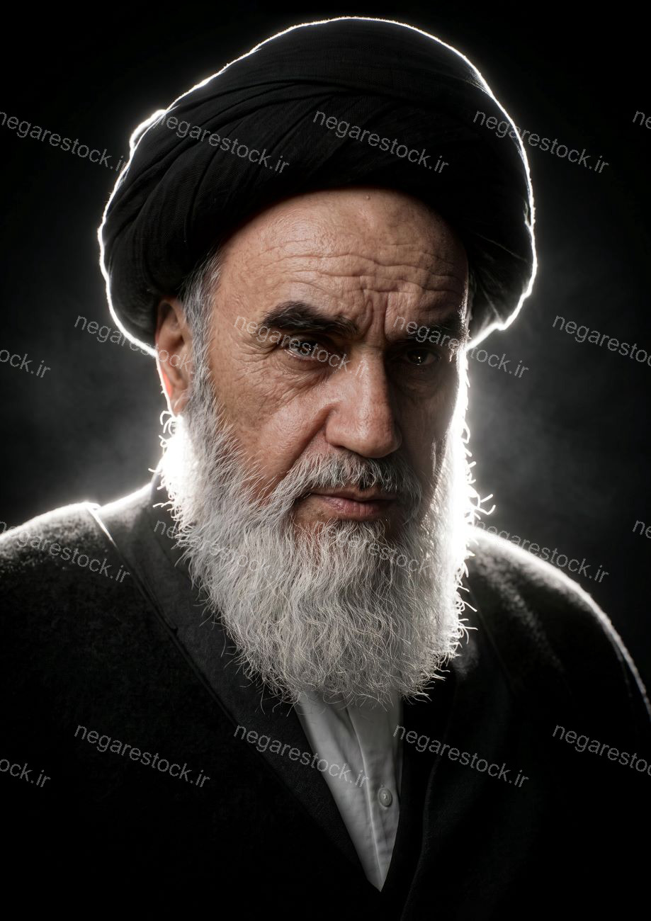 تصویر بازآفرینی آیت الله سیدروح الله خمینی