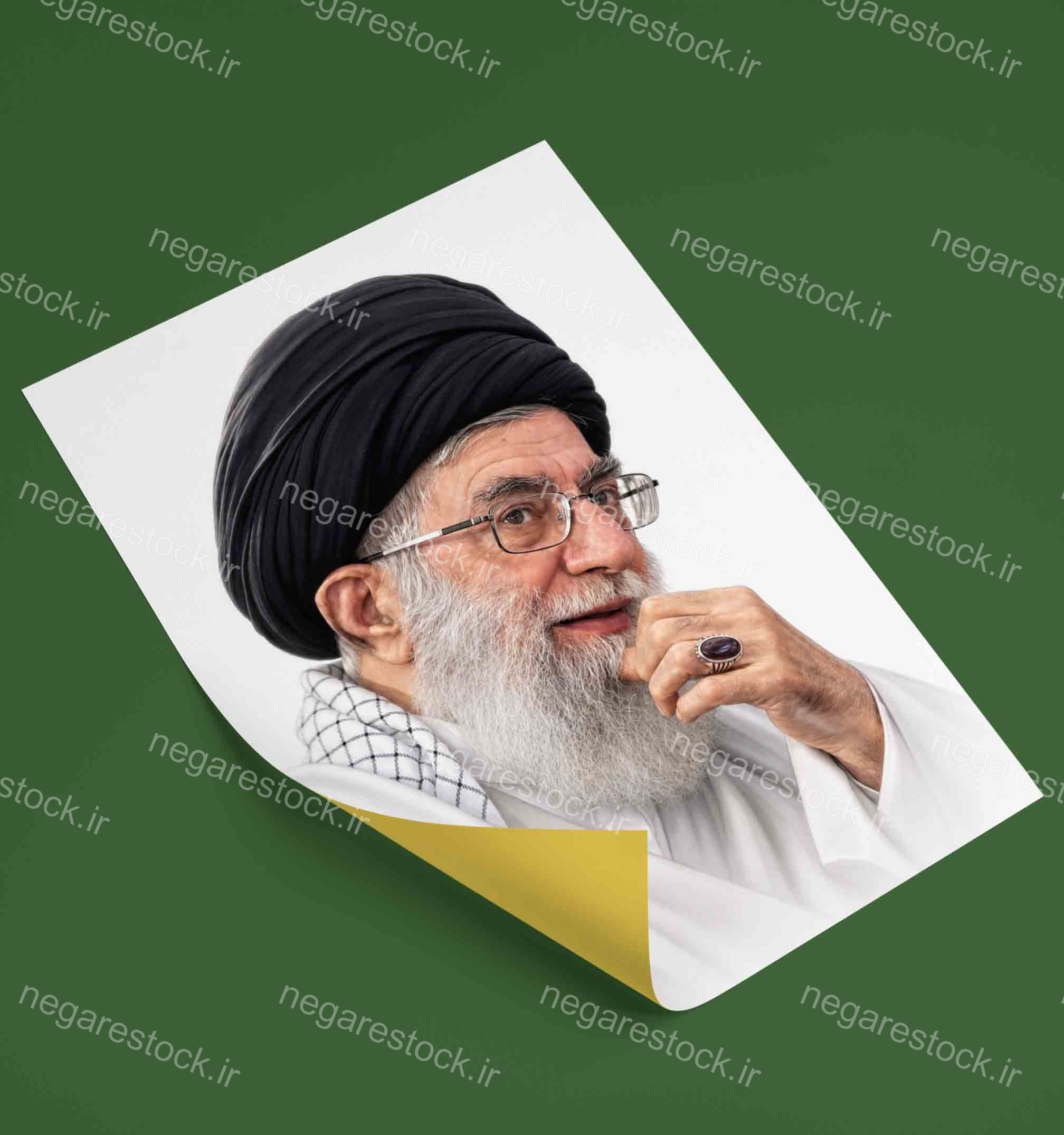 تصویرسازی امام شهید حضرت آیت الله سیدعلی خامنه ای رضوان الله تعالی علیه