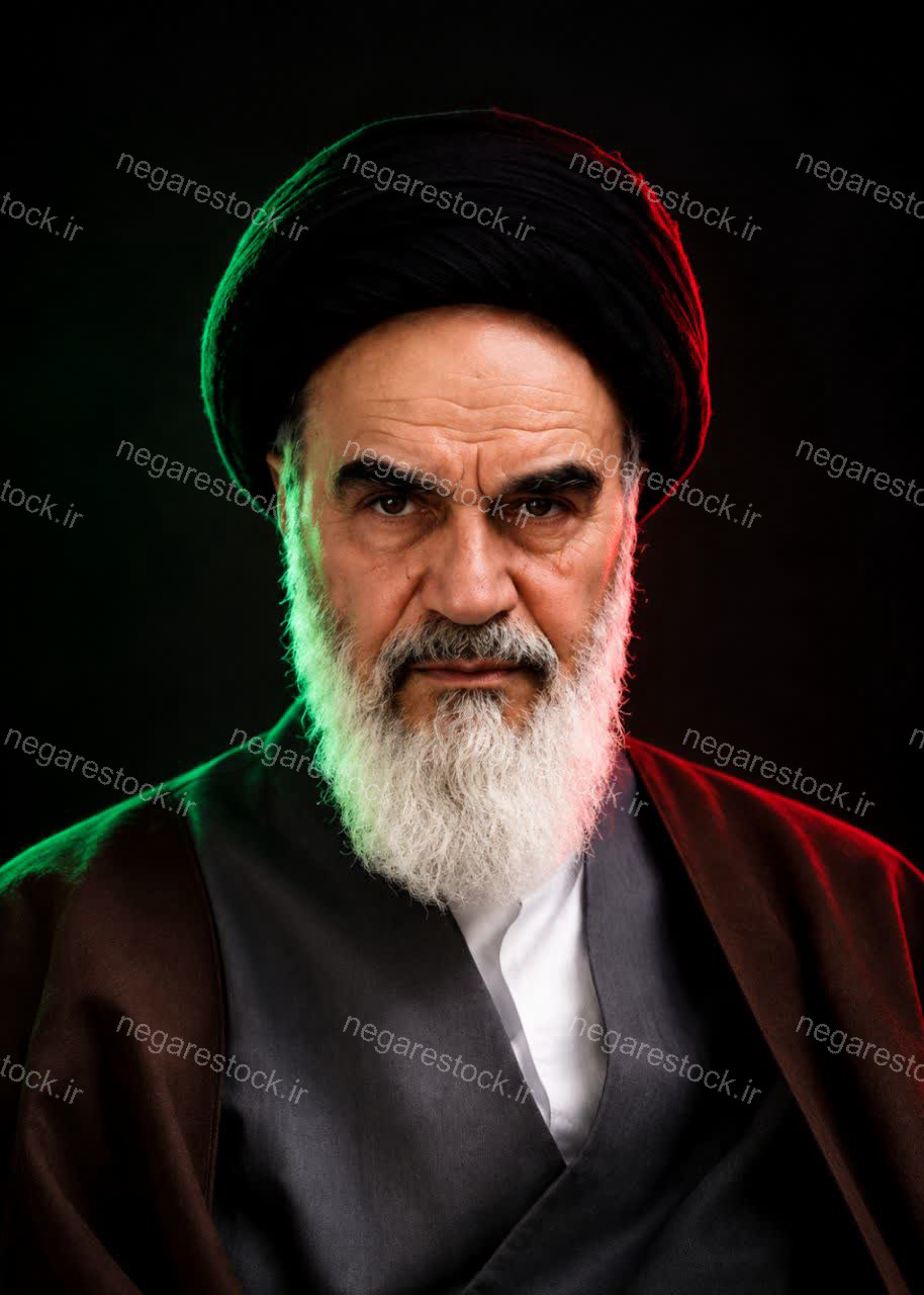 تصویر بازسازی شده امام روح الله خمینی