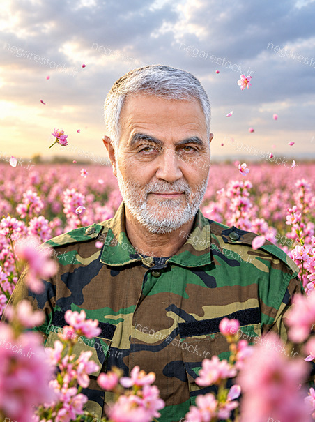 تصویرسازی شهید حاج قاسم سلیمانی