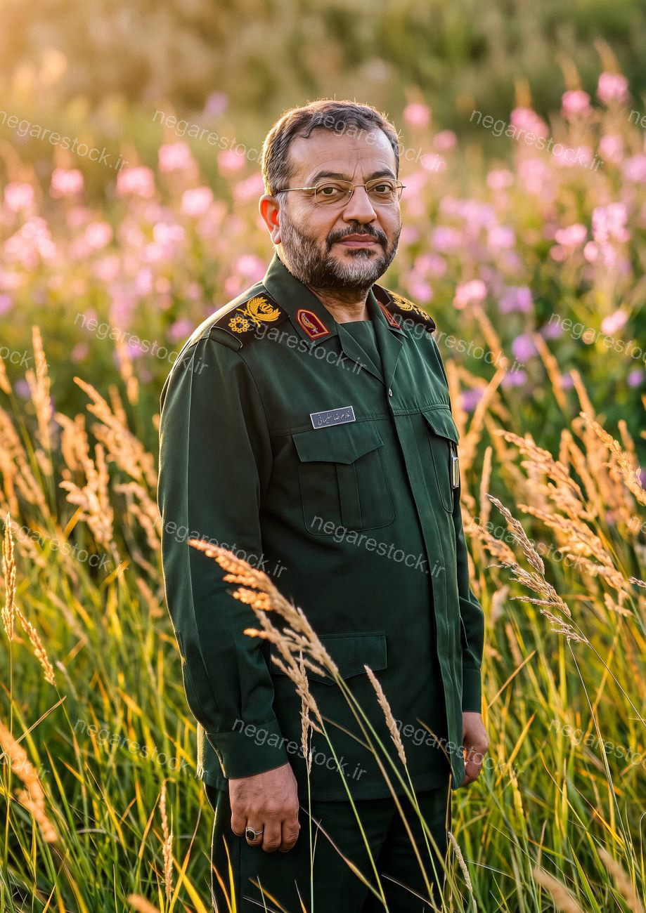 تصویر بازآفرینی شهید غلامرضا سلیمانی