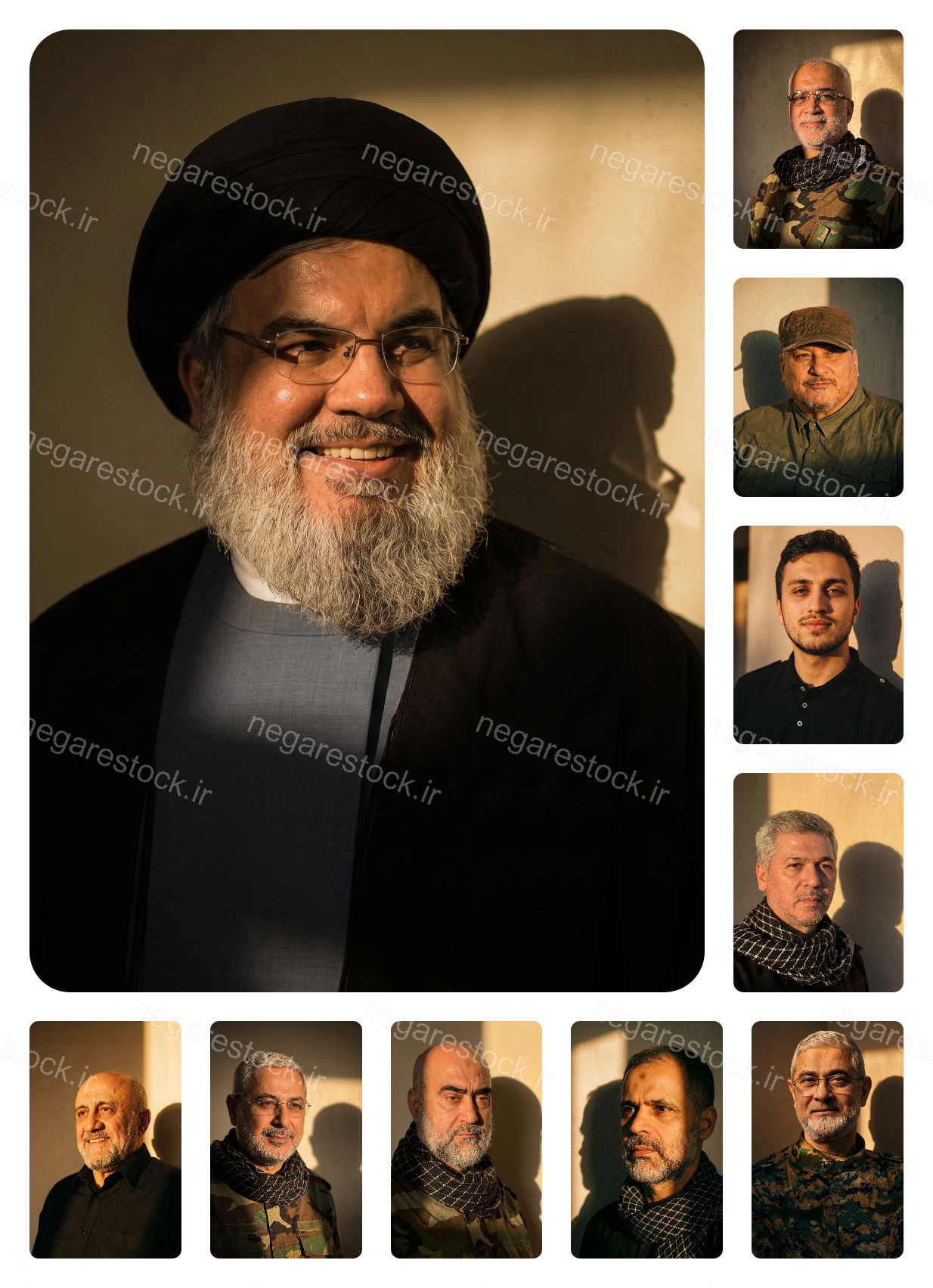 تصویر بازآفرینی 20 عددی سرداران شهید حزب الله لبنان (بخش اول)
