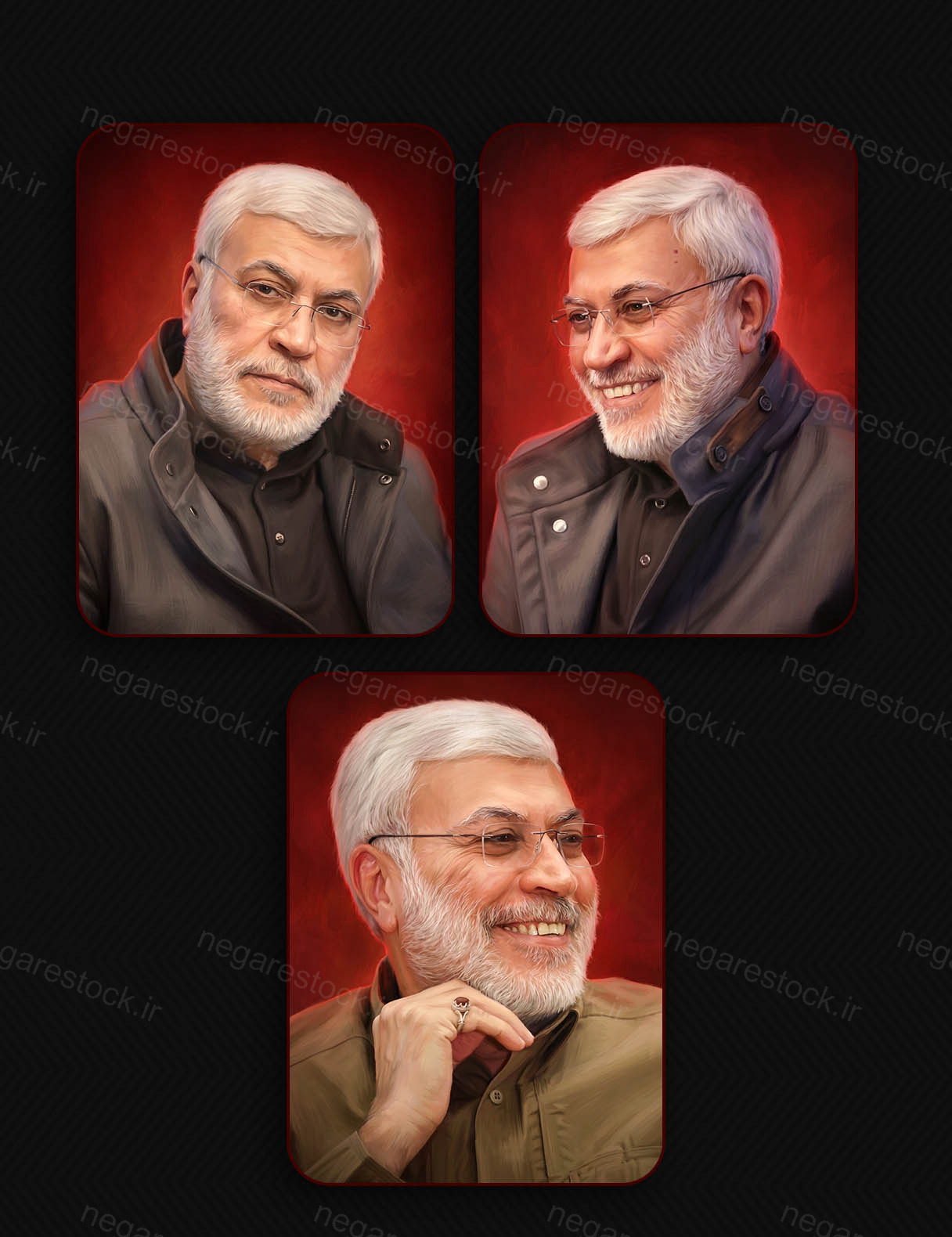 پوستر شهید ابومهدی المهندس
