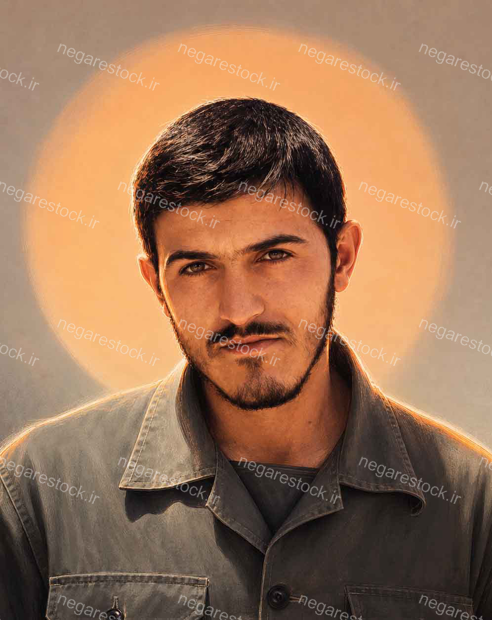 تصویر سازی پرتره شهید زین الدین