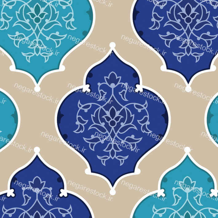 نقوش هندسی و معماری اسلامی گلدسته های حرم حضرت زینب کبری علیها السلام
