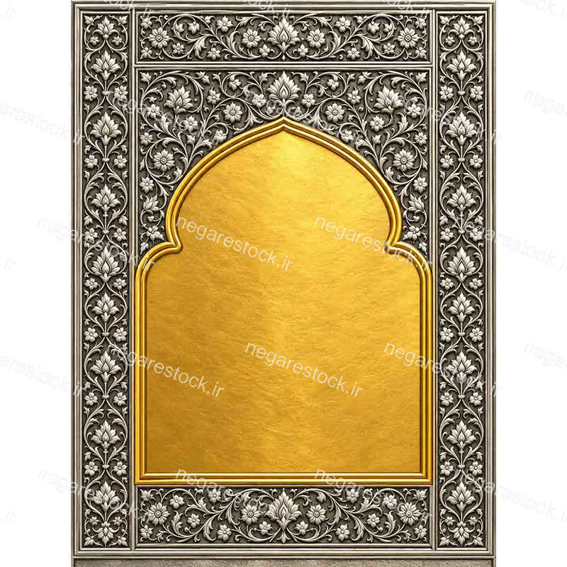 طرح اسلیمی و تذهیب نقره کاری و طلاکوب ایرانی مناسب عکس نوشته و اطلاعیه هیئت و طرح جلد کتاب