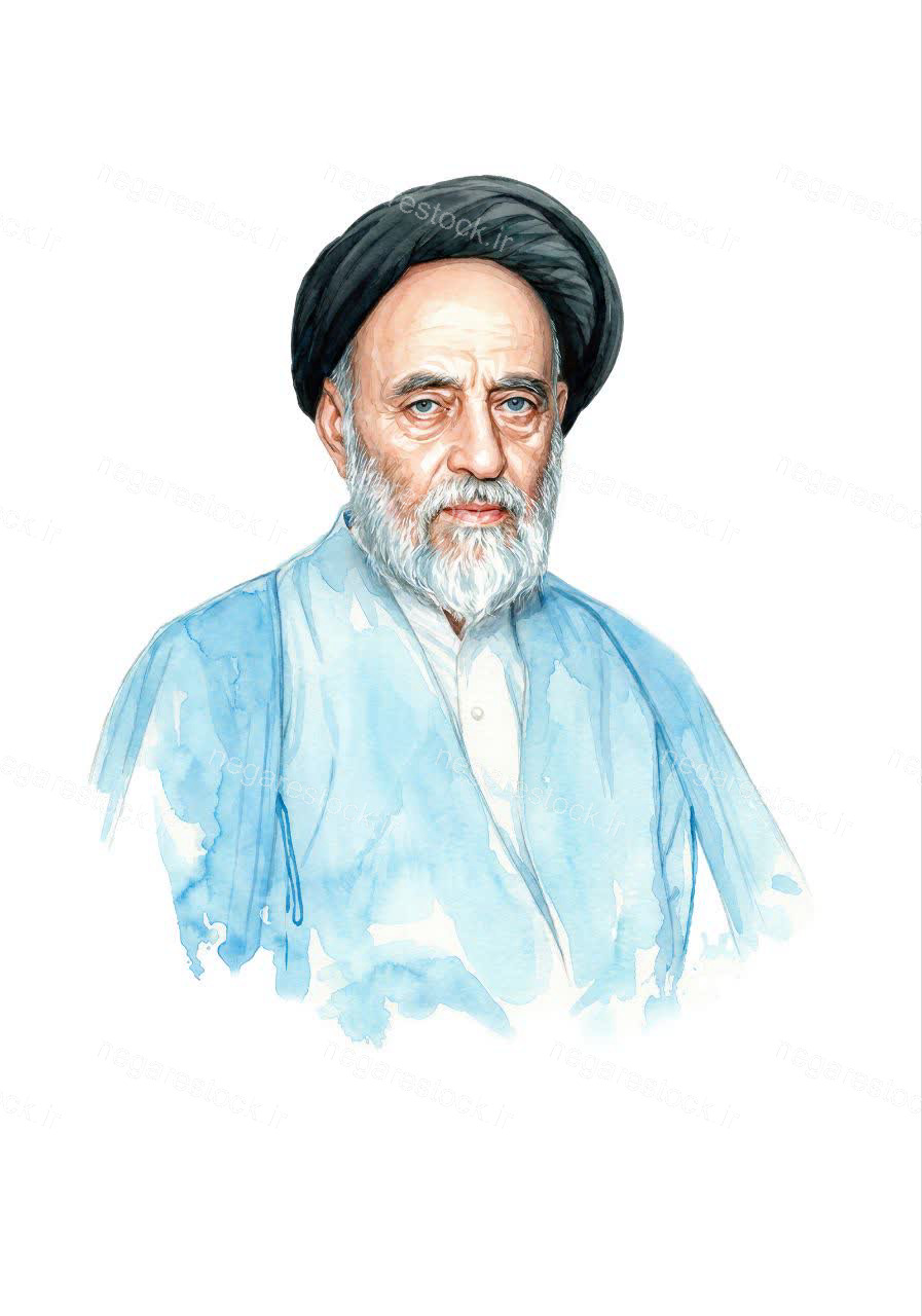 تصویرسازی چهره علامه سید محمدحسین طباطبایی