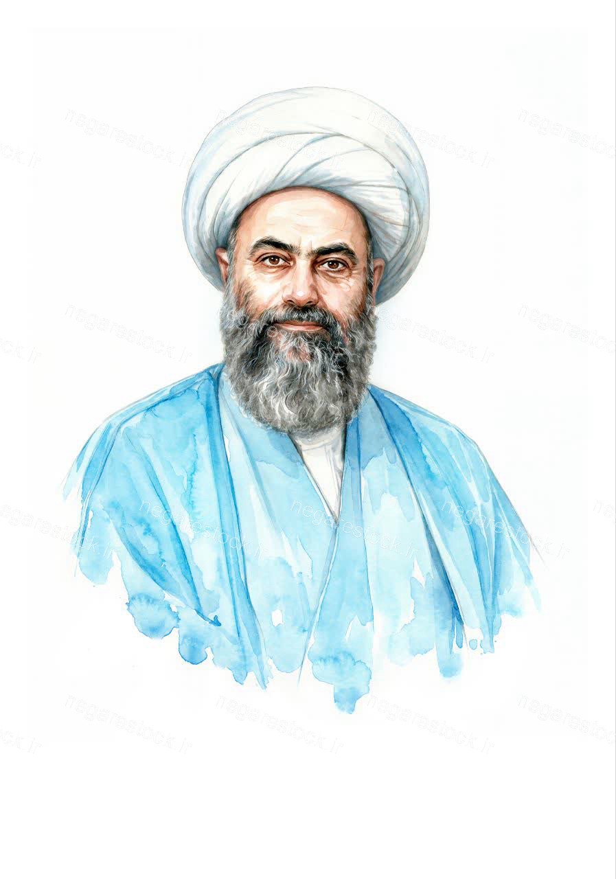 تصویرسازی آیت الله میرزا جواد آقا ملکی تبریزی