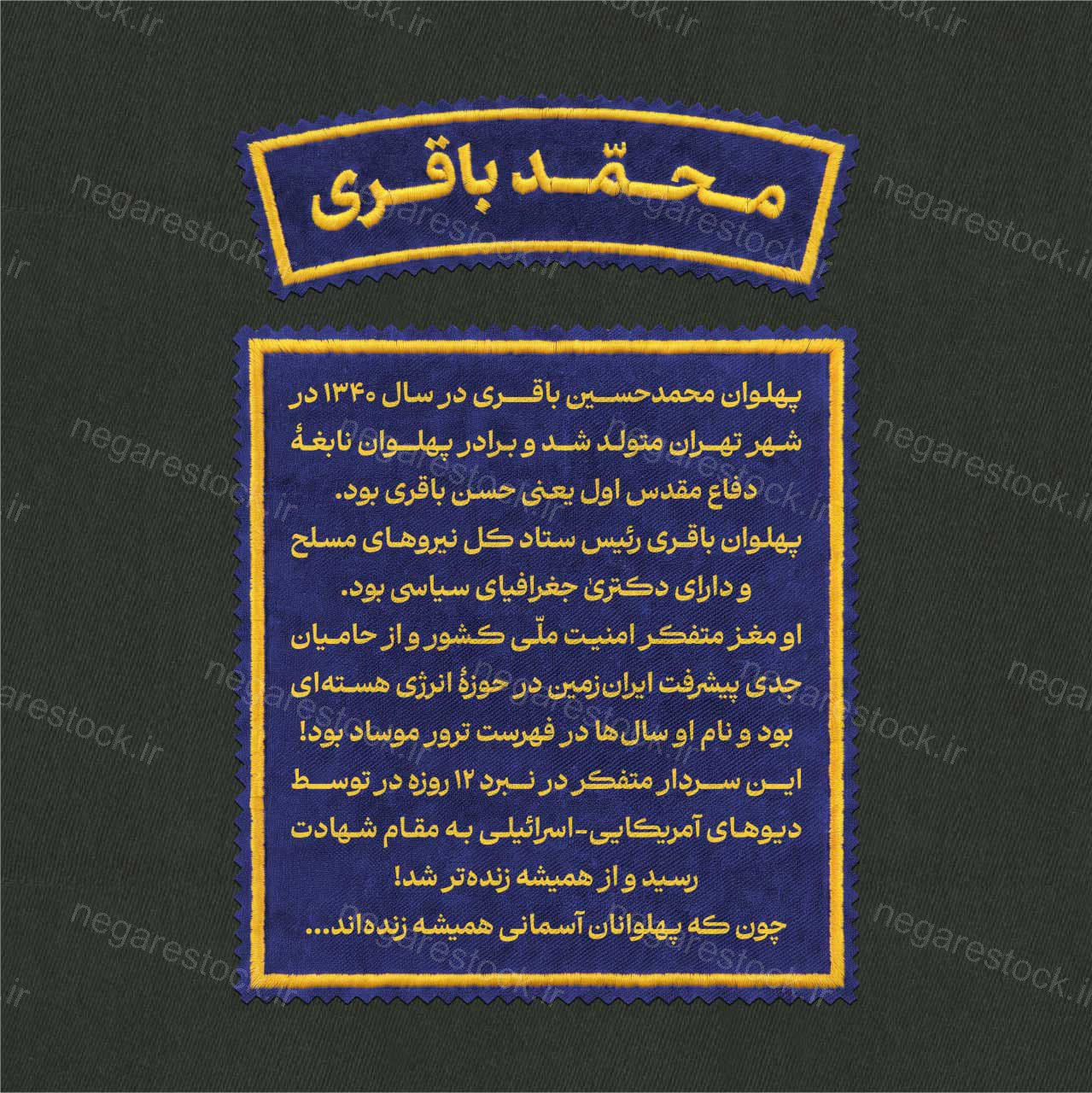 مجموعۀ «پهلوان» - پهلوان باقری
