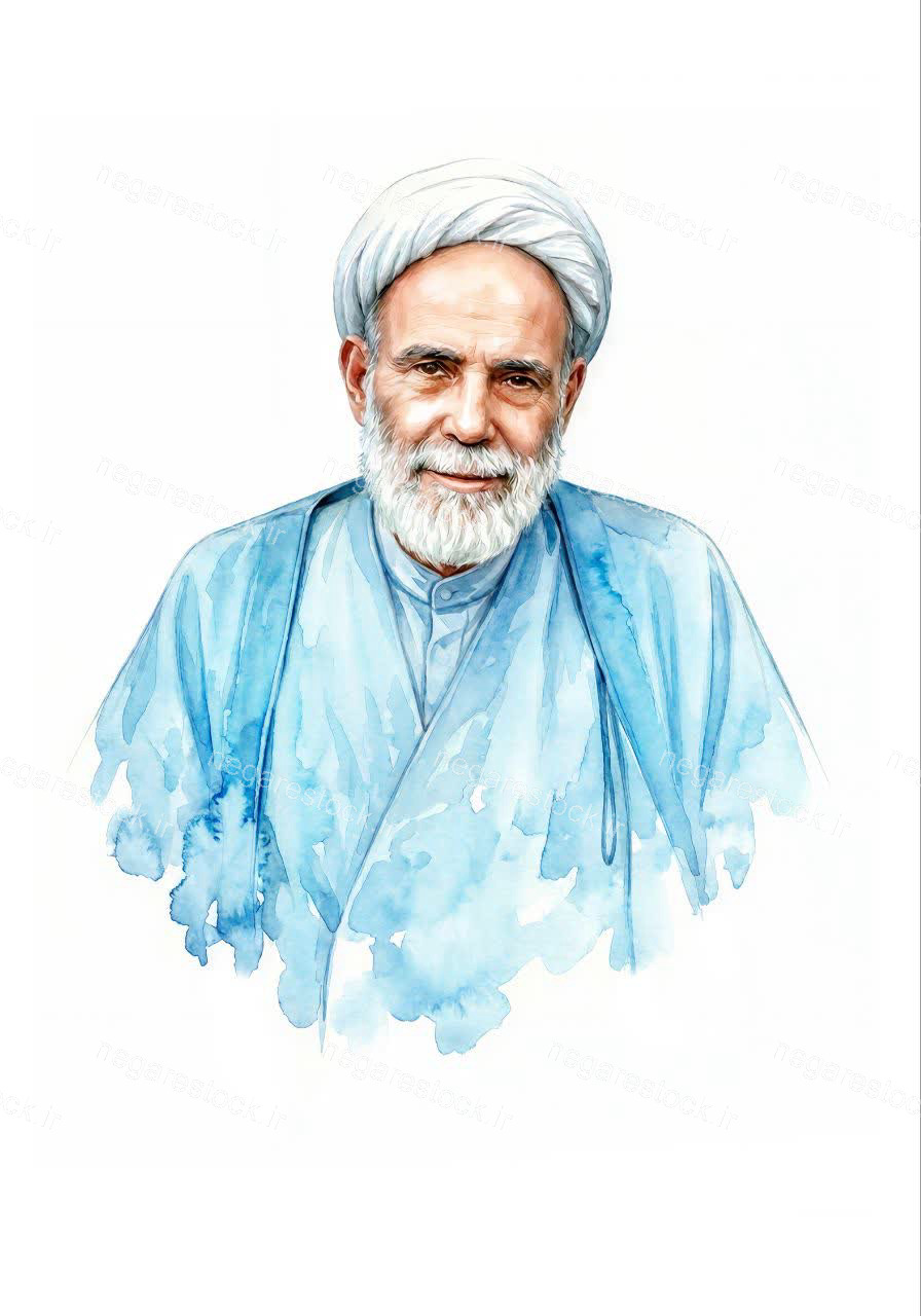 تصویرسازی آیت الله آقا مجتبی تهرانی