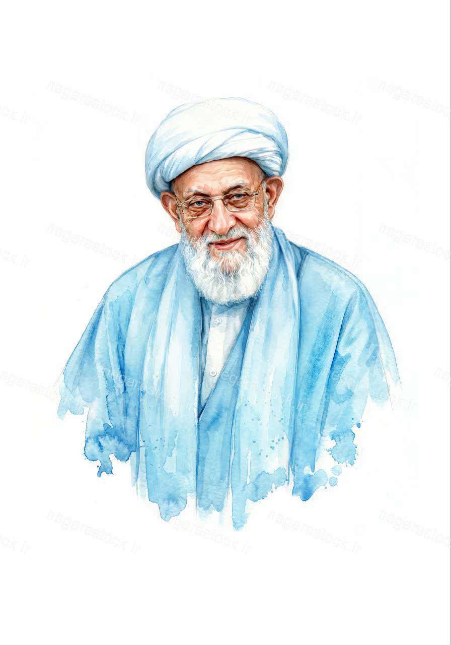 تصویرسازی چهره آیت الله محمدرضا مهدوی کنی