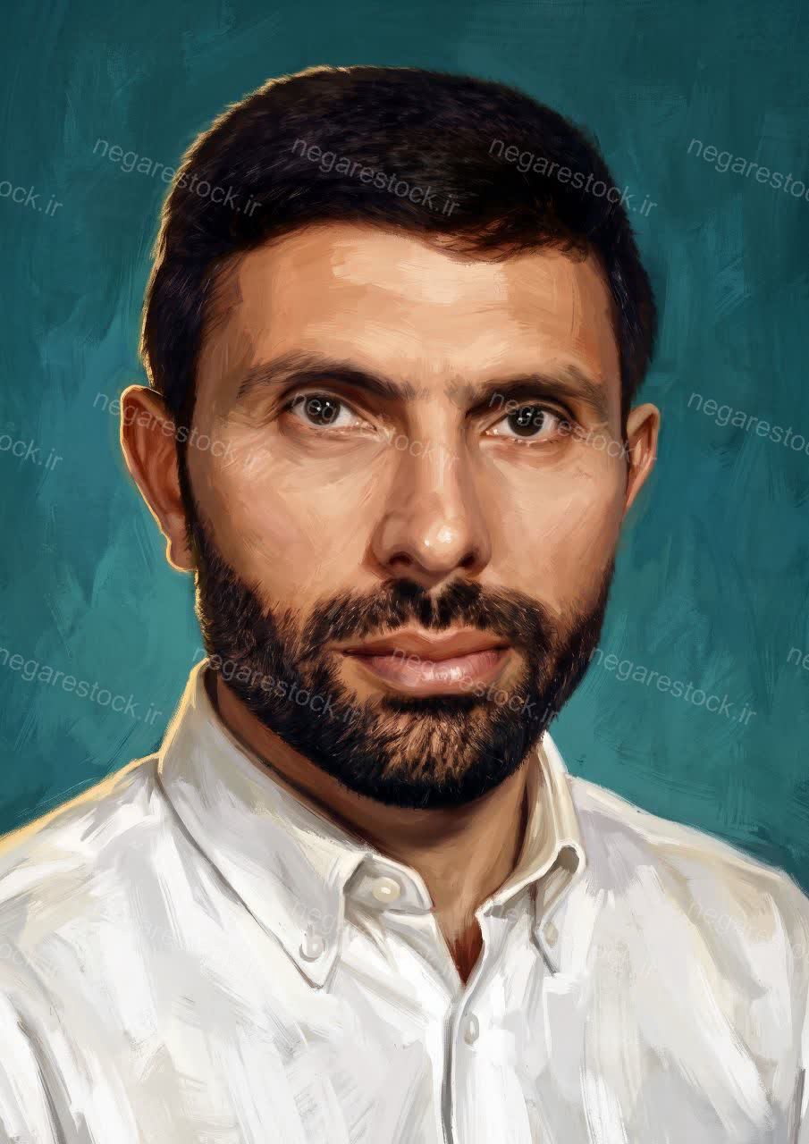 تصویرسازی چهره شهید علی صیاد شیرازی