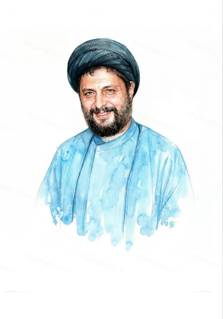 تصویرسازی چهره سید موسی صدر