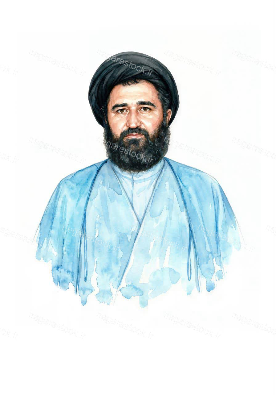 تصویرسازی چهره آیت الله سید مصطفی خمینی